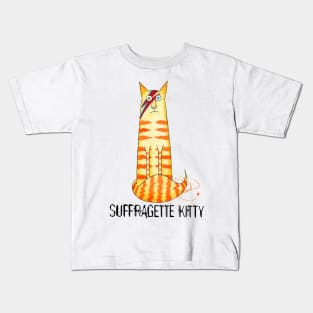 Suffragette Kitty Kids T-Shirt